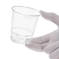 لیوان یکبار مصرف الماس( طب پلاستیک ) (کارتن ۵۰۰ عددی)
