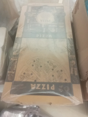 جعبه پیتزا سایز ۳۲ چاپی (بسته ۱۰۰ تایی)