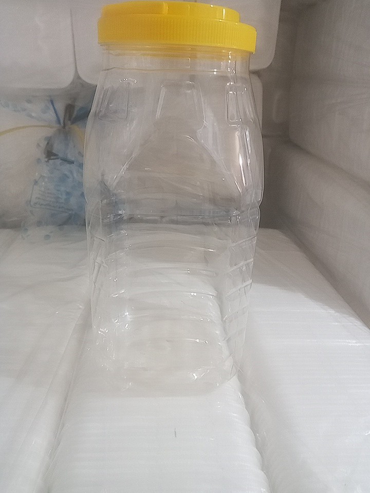 ظرف پلاستیکی جار زیتون ۵۰۰۰ سی سی با درب (مخصوص زیتون،ترشی،عسل)  (بسته ۳۰ تایی)