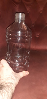 بطری پلاستیکی سایز ۳۰۰۰ سی سی بغل اسا با در و دسته (بسته ۴۰تایی)