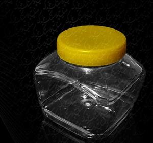 جار پلاستیک طرح عسل ۷۰۰ سی سی(۱کیلو عسل)(بسته ۸۰ تایی)