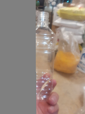 بطری پت ۴۵۰سی سی رینگی با درب (بطری پلاستیکی )(بسته ۱۶۰عددی)