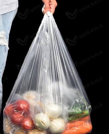 نایلکس دسته دار سایز ۱۵ کیلویی (۶۵×۷۵)(کیسه ۱۰ کیلو)