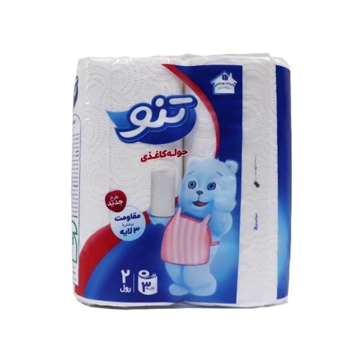 دستمال کاغذی حوله ایی تنو (بسته ۲ رول)