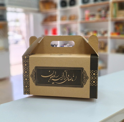 جعبه ترحیمی دسته دار (بسته ۱۰۰ عدد)